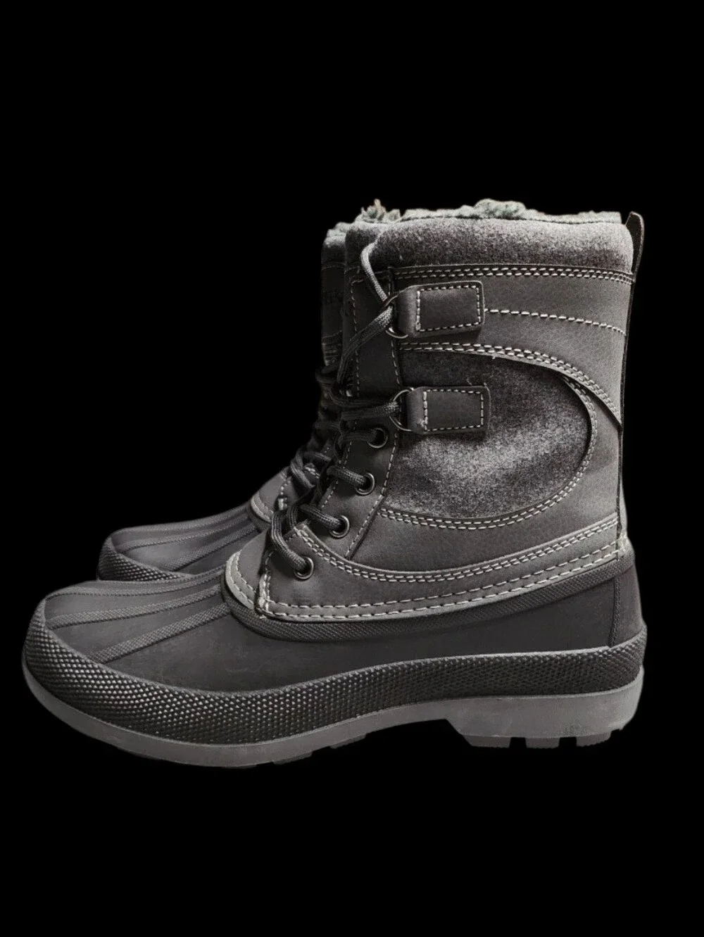 Falls Creek Men's Winter Duck Boots in Gray Size 9 New Without Box